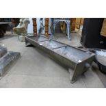 A cast iron trough