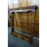 An Ipswich oak Delft rack, 118cms h x 101cms w