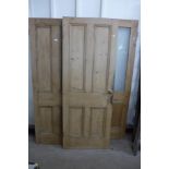 Three pine doors