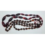 Two large bead necklaces