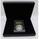 An Isle of Man 2020 The Anniversary Edition 1oz. Silver Angel, .999 pure silver proof coin, cased