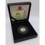 An Isle of Man 2020 VE Day silver proof sovereign, boxed with certificate