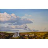 Scottish School, Little Howden Moor from Howsham Tor, oil on board, 37 x 57cms, framed