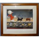 A signed Doug Hyde (b. 1972) limited edition giclee print, Show Me The Way To Go Home, no. 574/