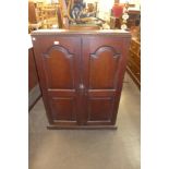 An 18th Century oak two door cupboard