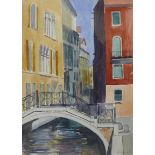 Michael Haswell, Venice, watercolour, 36 x 26cms, framed