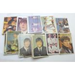 A set of Beatles cards, lacking 11 & 18
