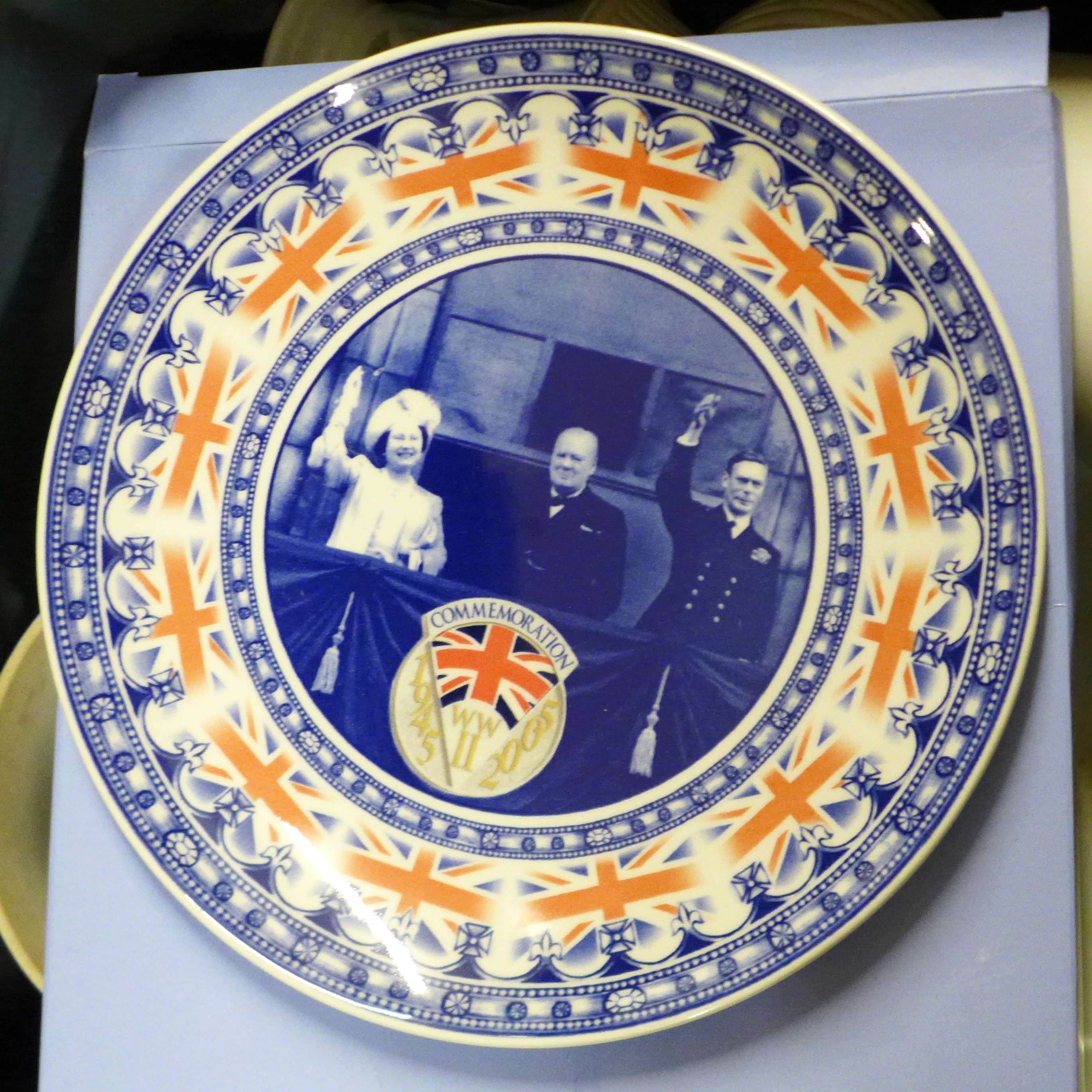 A collection of Wedgwood including a commemorative plate, vases, bowl, miniature dish, plate and - Image 2 of 2