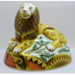 A Royal Crown Derby The Nemean Lion limited edition paperweight for Connaught House, 22/750
