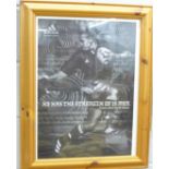 A signed framed print, Jonah Lomu