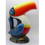 A Guinness Heritage Toucan money box, 22cm