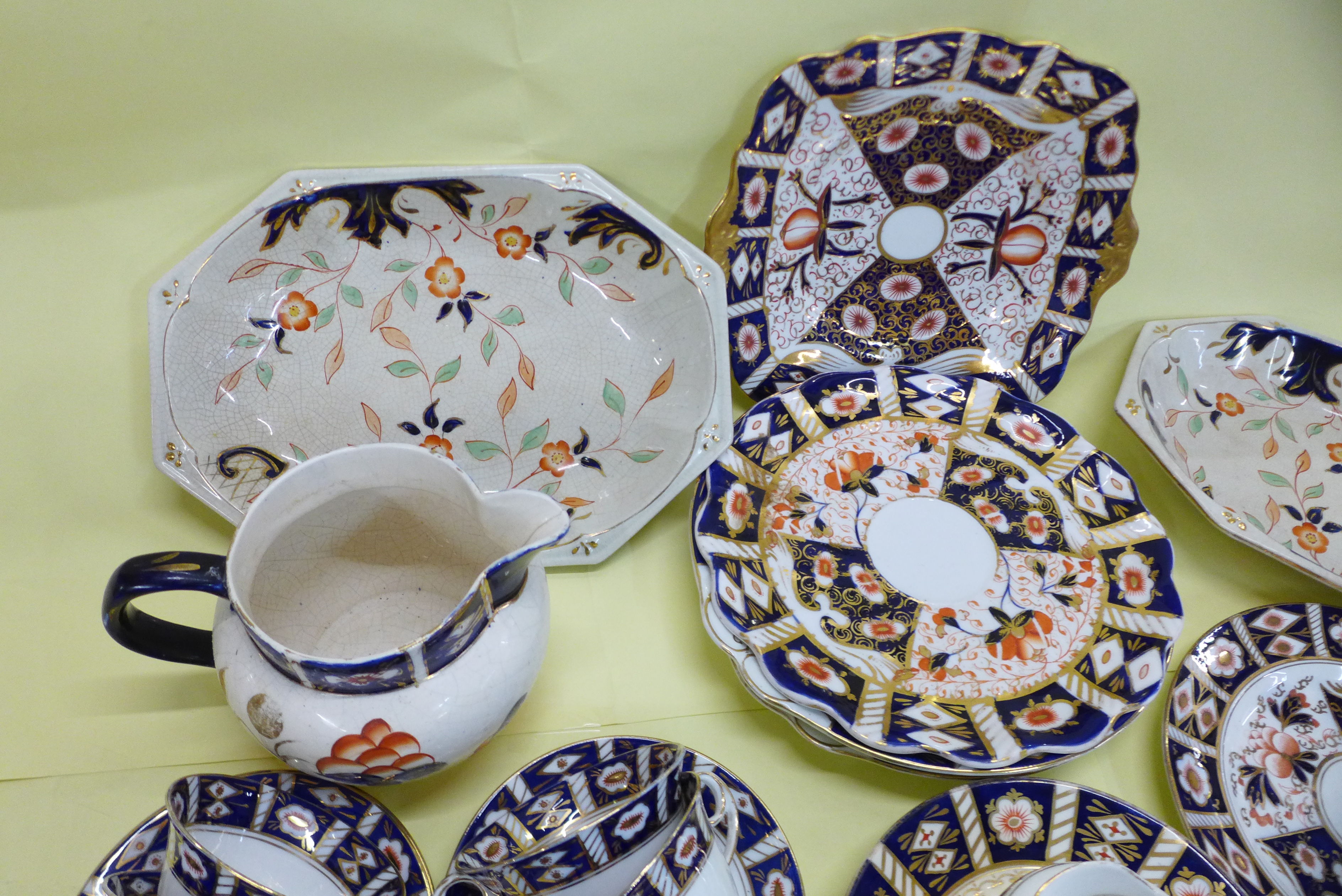 A collection of Imari plates, cups, saucers, bowl, etc. (23) **PLEASE NOTE THIS LOT IS NOT - Image 2 of 4