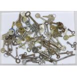 Assorted cabinet and door keys