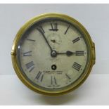 A Smiths 8-day brass ship's clock, The Ontario Hughes Owens Co. Ltd., Ottawa, Canada