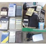 A collection of calculators