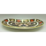 A Royal Crown Derby 1128 pattern shaped dish, 22cm