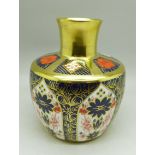 A Royal Crown Derby 1128 pattern vase, 10.5cm