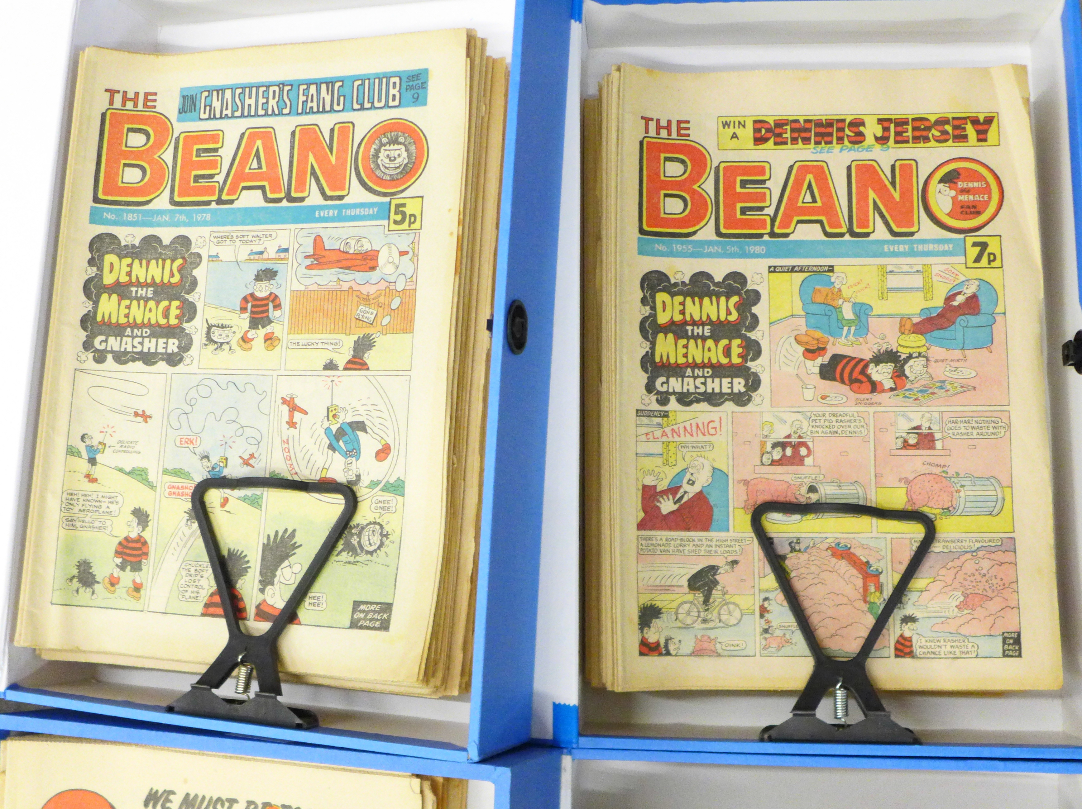 Beano comics 1977-1981 (193), plus Sparky comics (38), includes Beano number 2000 (very good - Bild 2 aus 5