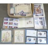 Three mid 20th Century scrap albums, cycling certificates, clippings and photographs, an album of