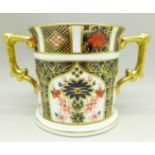 A Royal Crown Derby 1128 pattern loving cup