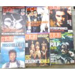 A collection of New Musical Express magazines, 6th January 2001 to 29th December 2001, complete year