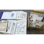 Stamps:- GB stamps, covers, etc., in box