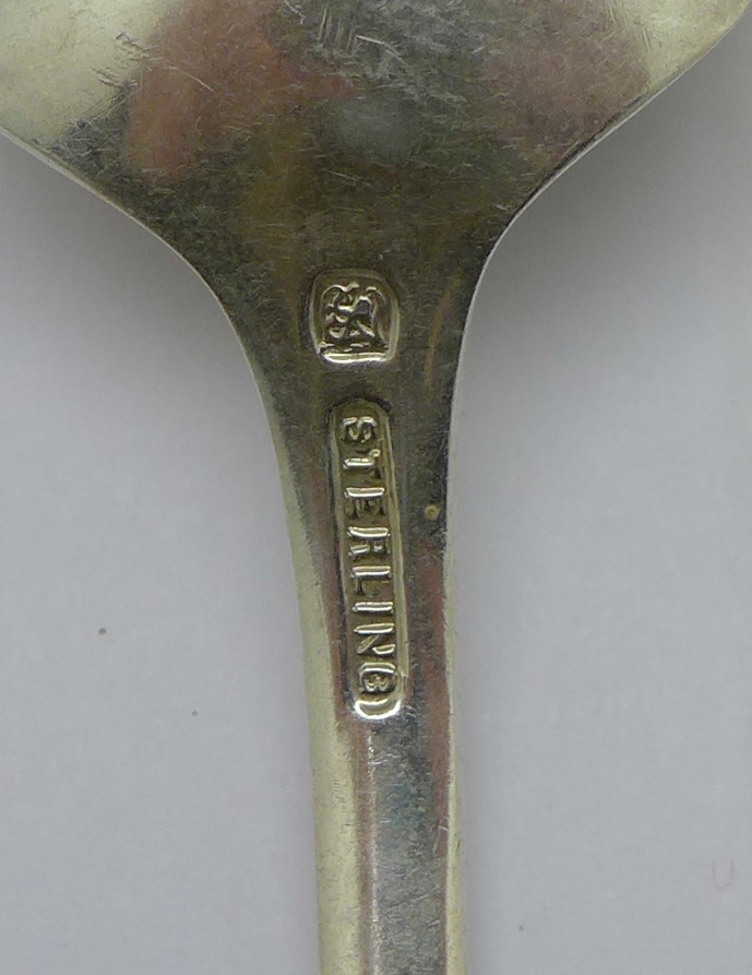 A set of six spoons marked sterling, 96g - Bild 4 aus 4