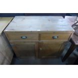 A pine sideboard