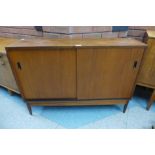 A teak bookcase