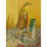 Pamela Guille, still life, oil on canvas, 39 x 29cms, framed