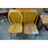 Two Ercol chairs