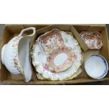 A collection of Royal Crown Derby including Vine, Royal Pinxton Roses and Mikado (11)