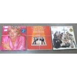 LP records including Rod Stewart, Spandau Ballet and The Jacksons