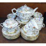 A Royal Stafford twelve setting teaset