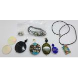 Vintage and modern jewellery including Murano and Millefiori