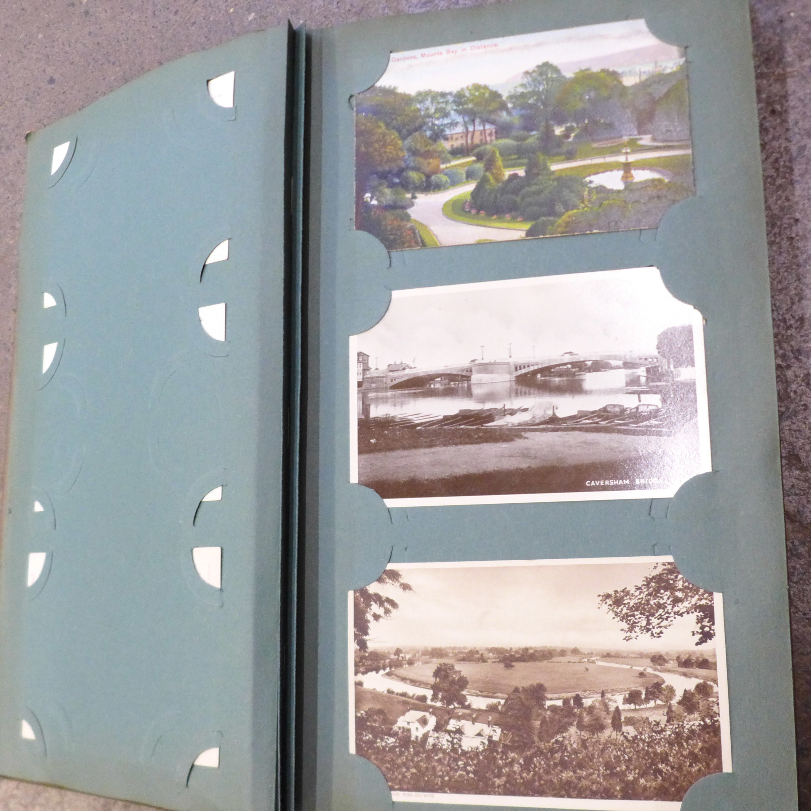 Postcards; a vintage postcard album and collection (102 cards) - Image 2 of 9