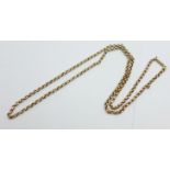 A 9ct gold chain, 4.6g, 51cm