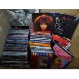 A large collection of 45rpm 7" singles, late 1970's to early 1990's