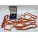 Coral jewellery