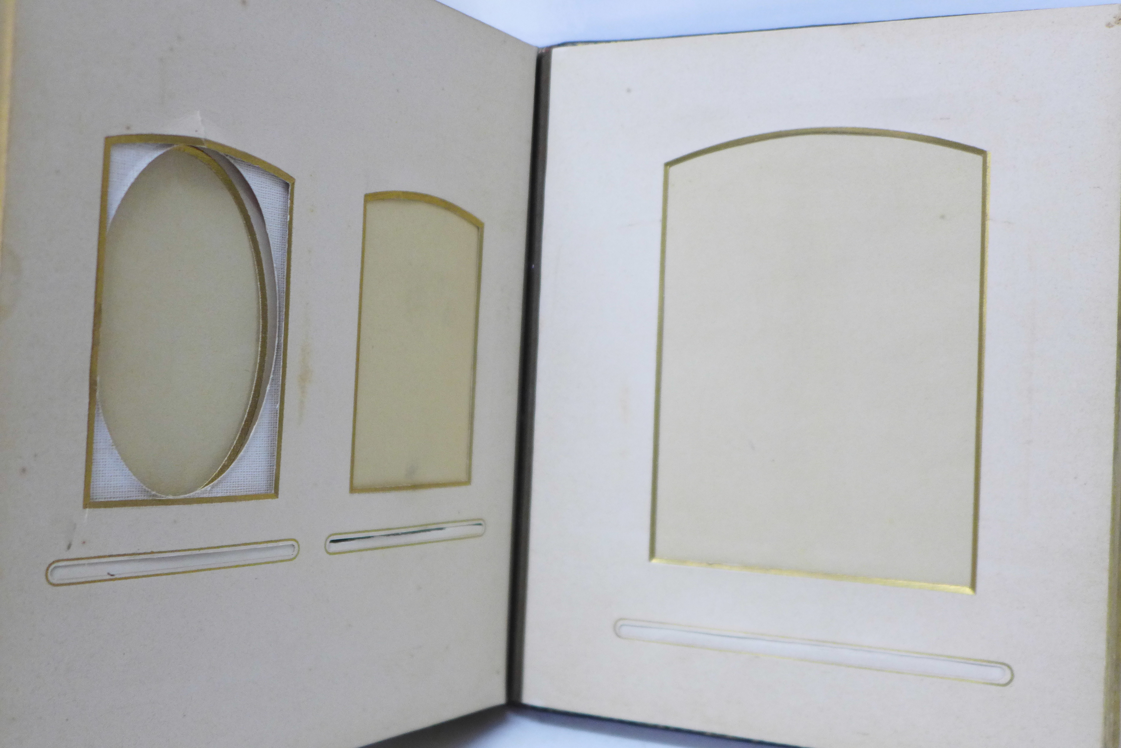 Four Victorian CDV and cabinet card albums (empty) - Image 7 of 10