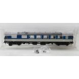 A Bachmann 00 gauge model rail coach, Mk 1 Sk Pullman Kitchen second with lighting