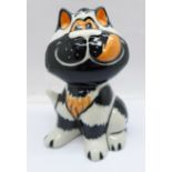 Lorna Bailey, 'Delicious the Cat', height 13cm, signed 'Lorna Bailey' on the base