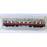 A Bachmann 00 gauge model rail coach, Collett 1st 2nd Composite, boxed