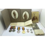 Two Boer War medals, Queen's and King's South Africa medals to 8327 Pte. A.W.C. Arnold Coldstream