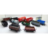 Twelve Hornby 00 gauge model railway wagons