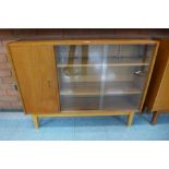 A teak bookcase