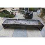 A cast iron trough