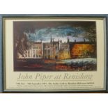 A John Piper at Renishaw exhibition poster, 14th September, 1994, framed