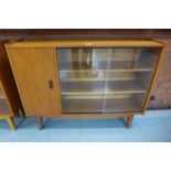 A teak bookcase