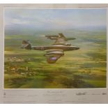 A signed Frank Wooton limited edition print, Meteor Strikes Its First Blow, unframed